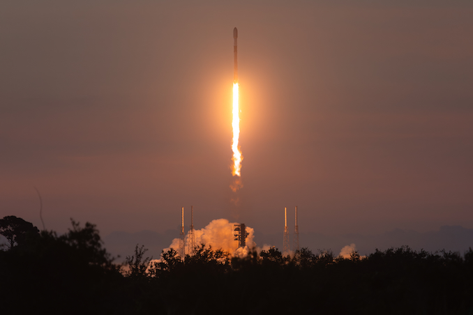 SpaceX launches Falcon 9 rocket booster on record-breaking 35th flight