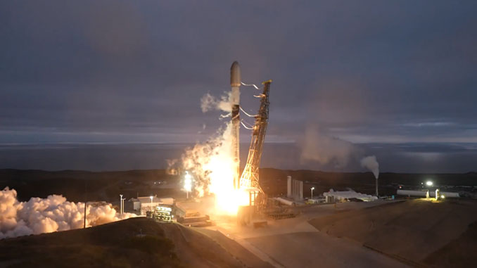 West Coast Falcon 9 launch continues expansion of SpaceX’s Starlink network