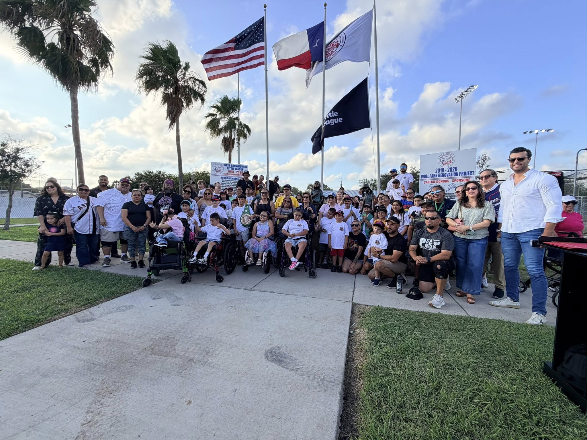 Valley adaptive sports league unveils statues of young players with mobility aids