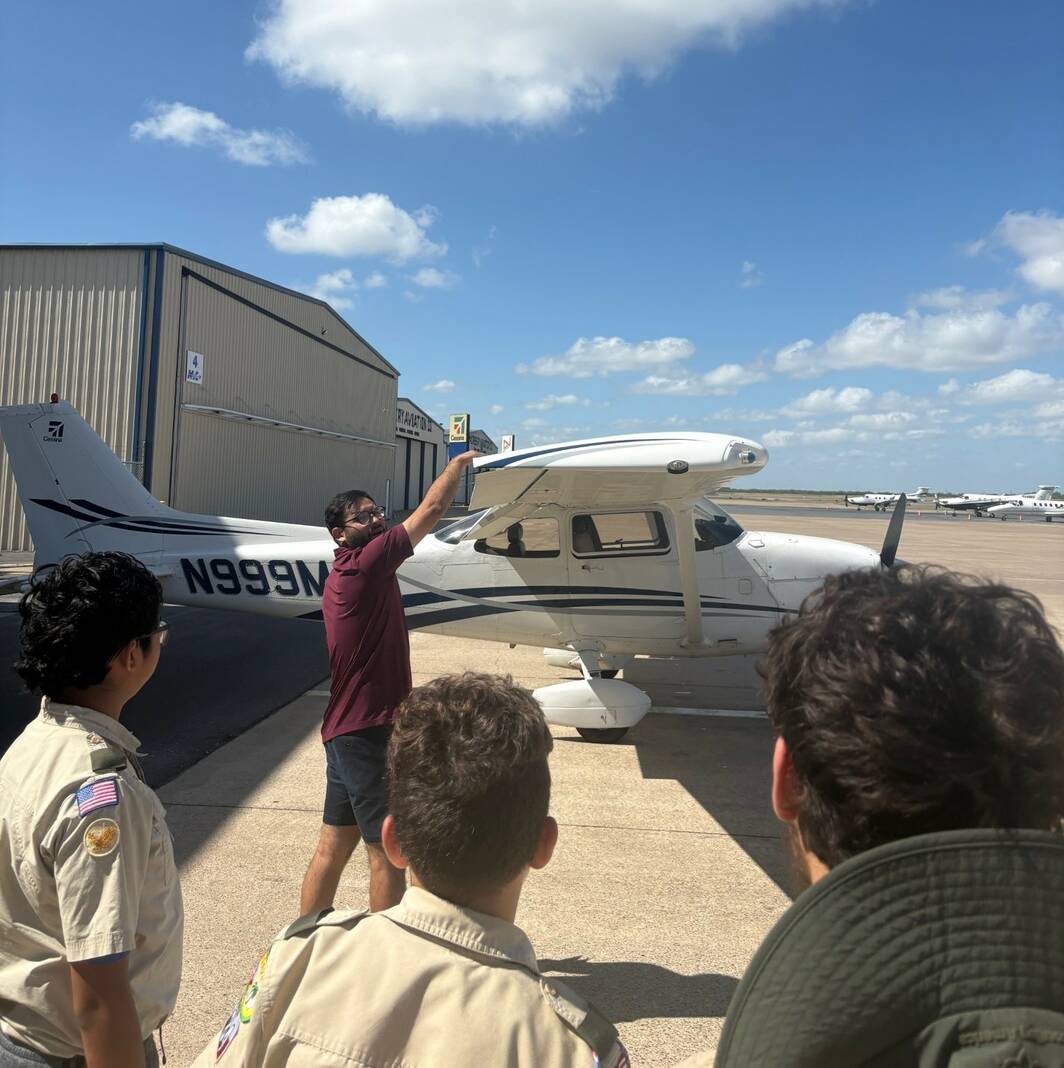 McCreery Aviation hosts Rio Grande Council Scouting America STEM week